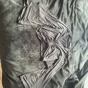 Stylish black Bell Sleeve Top